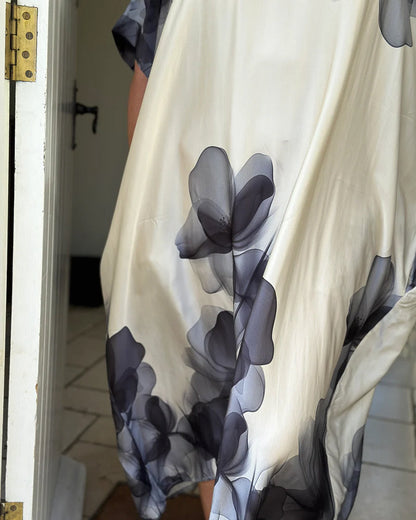 Myla | Dress V-Neck Loose Batwing Sleeves Floral