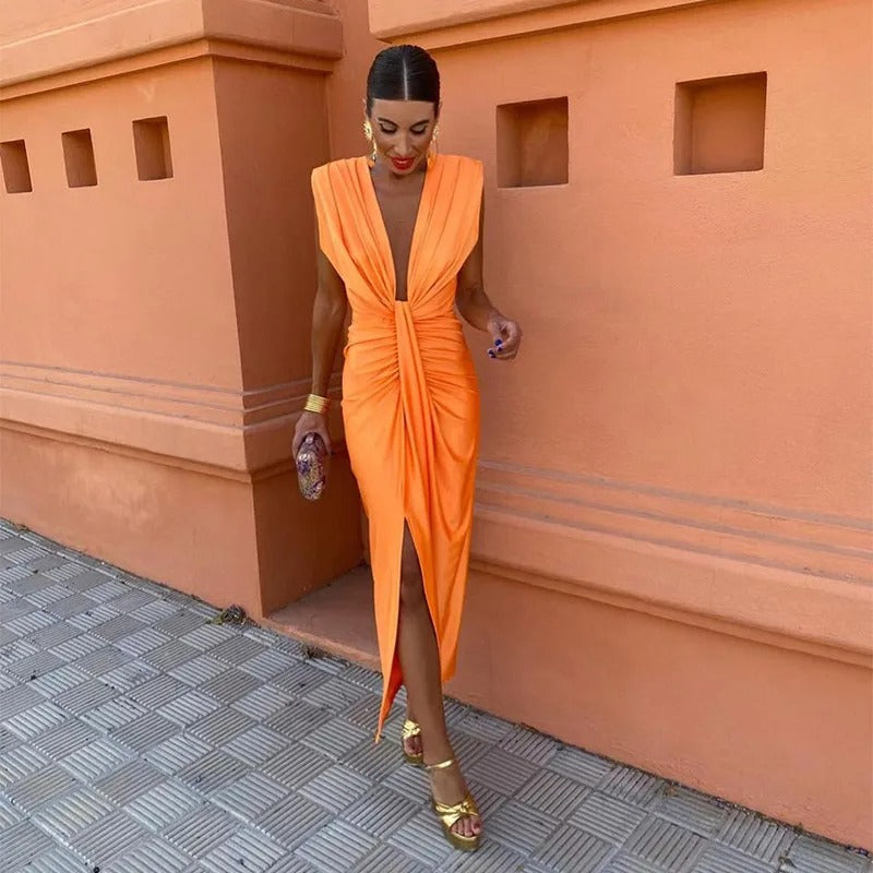 Myla | Sleeveless Midi Dress for Women Elegant & Comfortable
