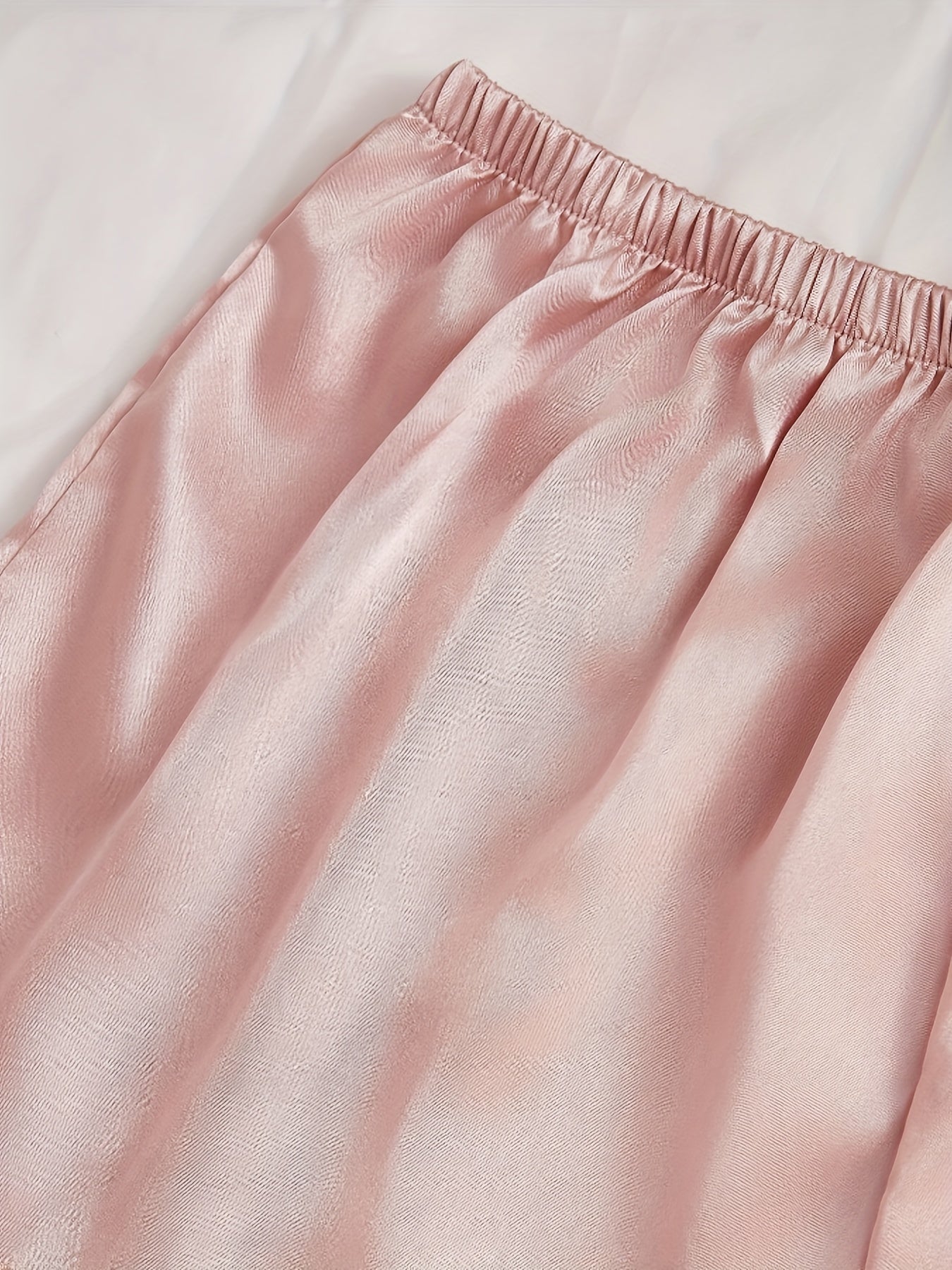 Myla | Elegant Satin 4-Piece Pajama Set with Lace Trim for Women Perfect for Every Day