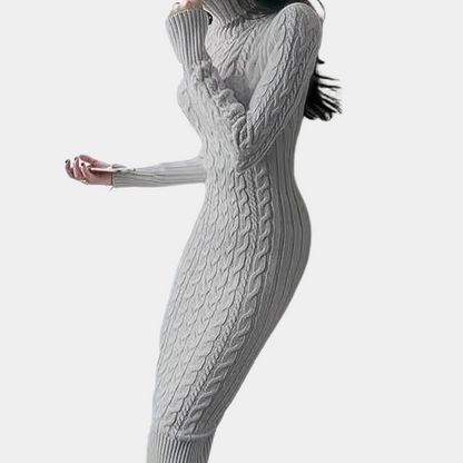 Myla | Knitted Spring Sweater Dress for Ladies