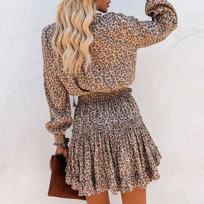 Myla | Mini Dress with Leopard Pattern and Confident Style for Women