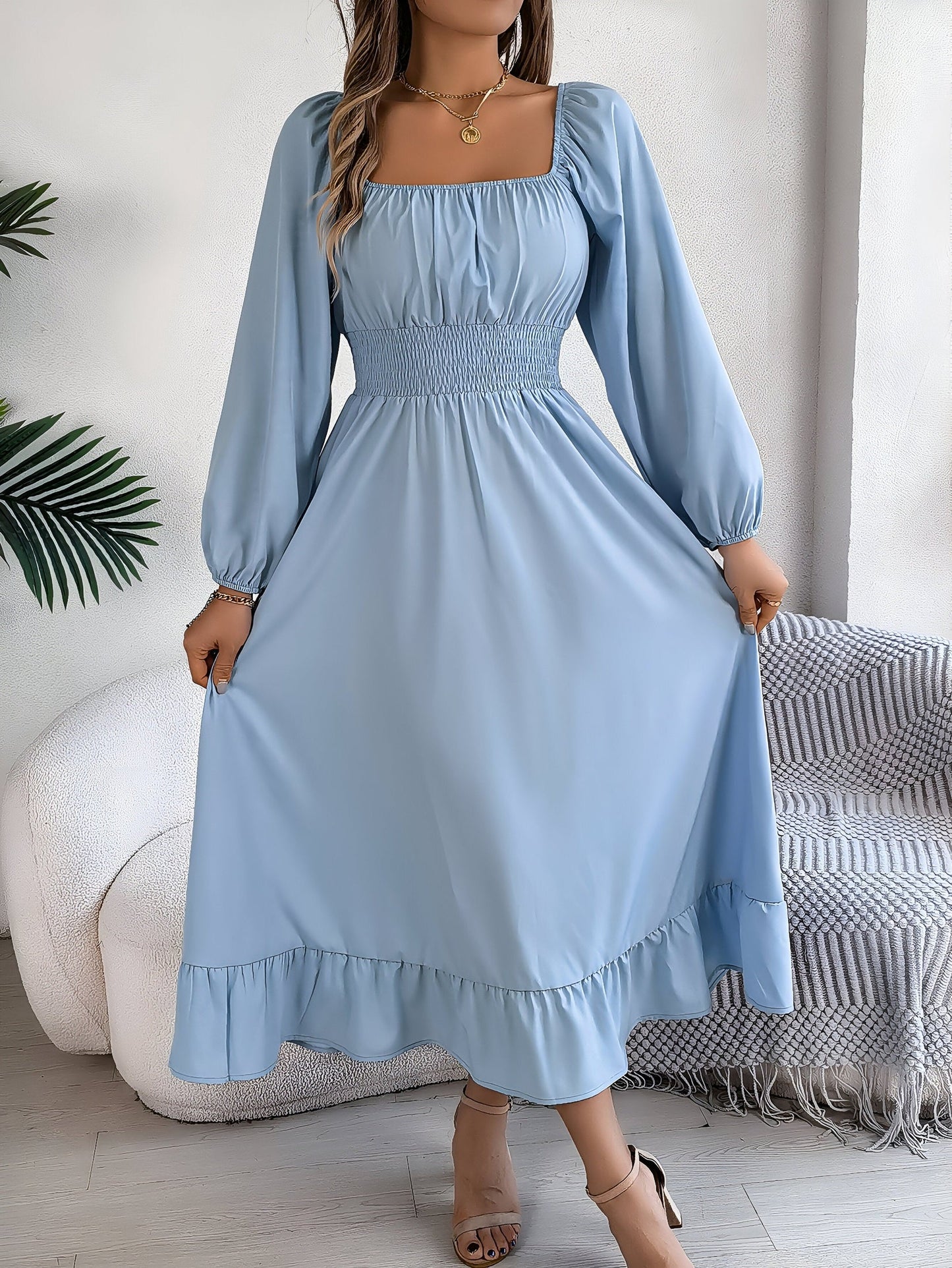 Myla | Bridesmaid Dress with High Tails Design for Women
