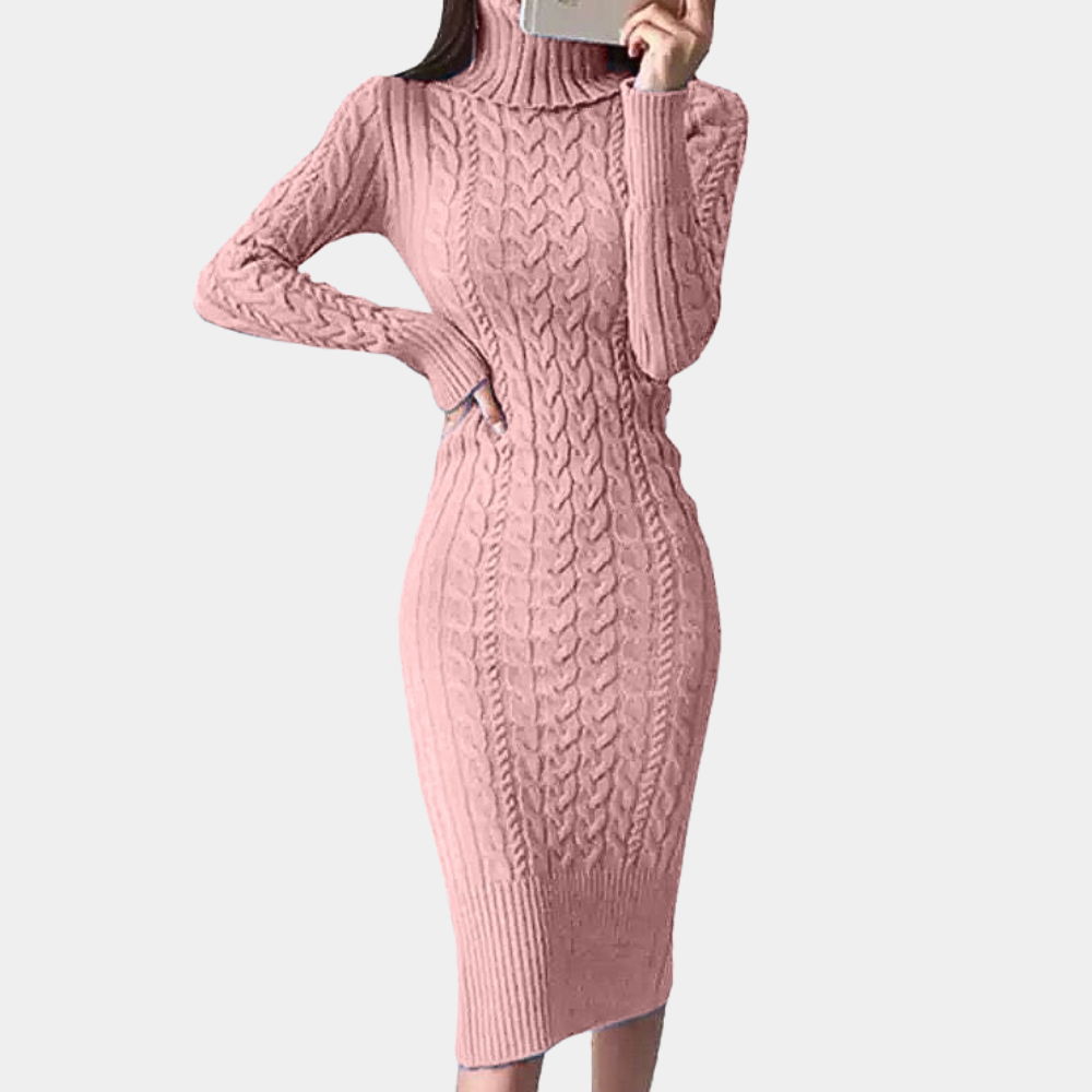 Myla | Knitted Spring Sweater Dress for Ladies