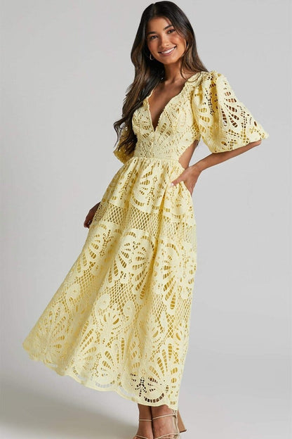 Myla | V-Neck Dress for Ladies Elegant & Stylish